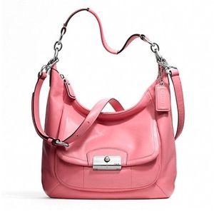 Authentic Coach Kristin Hobo Purse (Rose/Silver)